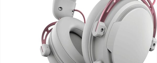 HEADPHONES NUBI NH1 w/microphone, USB-A, Rose Gold, NH1-RG