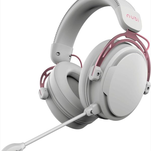HEADPHONES NUBI NH1 w/microphone, USB-A, Rose Gold, NH1-RG