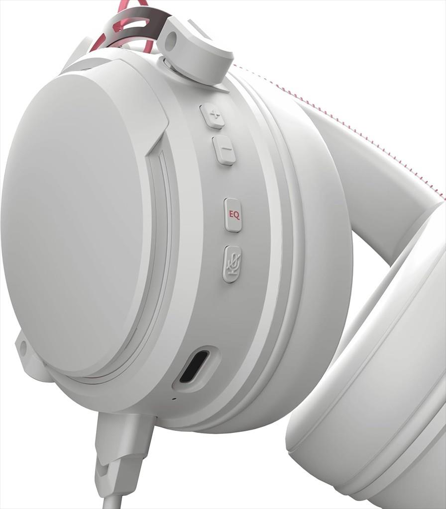 HEADPHONES NUBI NH1 w/microphone, USB-A, Rose Gold, NH1-RG - Image 3