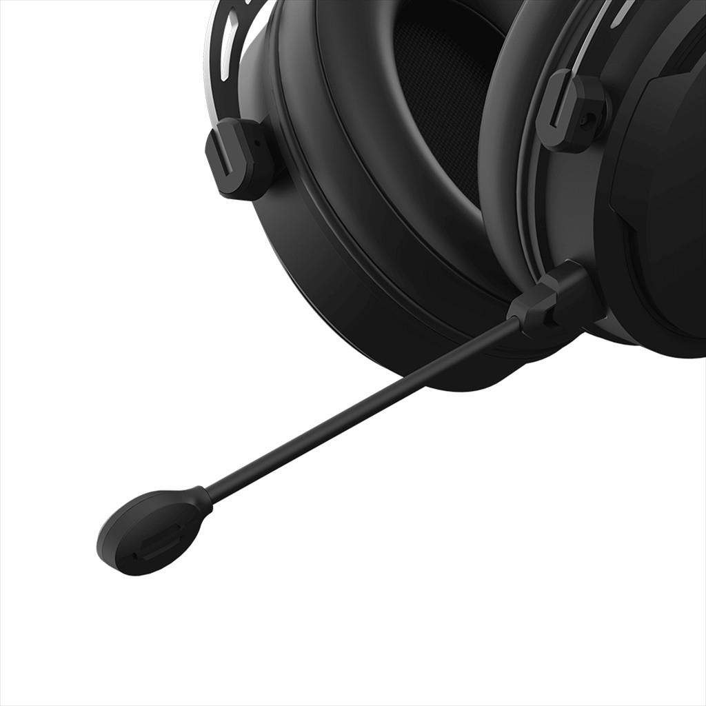 HEADPHONES NUBI NH1 w/microphone, USB-A, Black, NH1-BL - Image 2