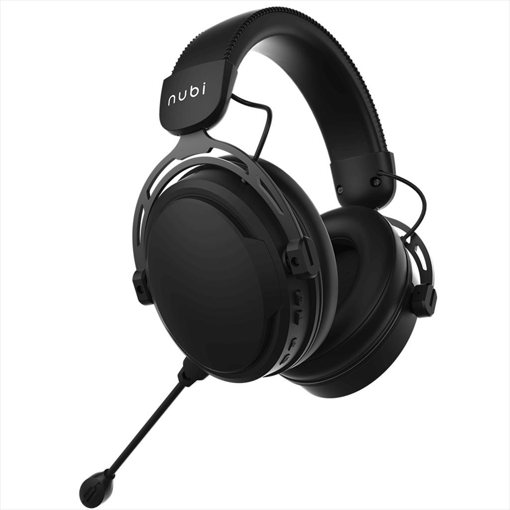 HEADPHONES NUBI NH1 w/microphone, USB-A, Black, NH1-BL - Image 5