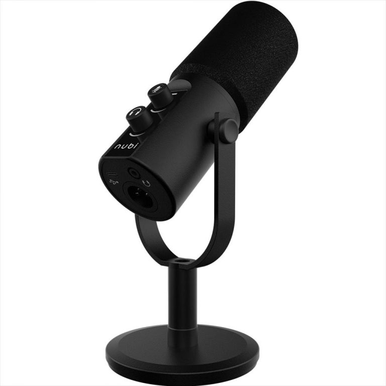 MICROPHONE NUBI NMIC1, USB Type-C/XLR, 2.0m cable, Black, NMIC1-BL