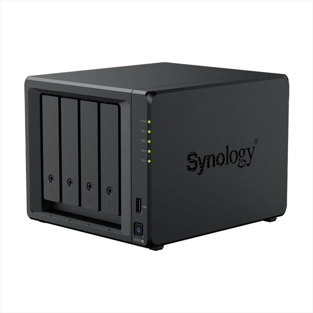 NET NAS SERVER SYNOLOGY DS925+ 4 HDD BAY, Ryzen V1500B, 4GB DDR4 SO-DIMM, Black - Image 4