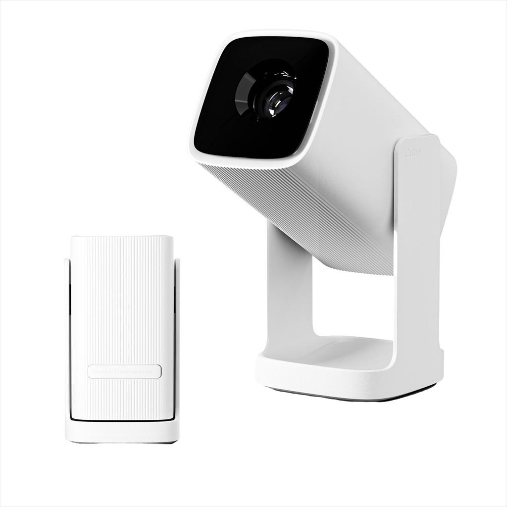 PROJECTOR WANBO CUBE 1 w/GIMBAL Android TV 11, 350Ansi, 200:1 720p, HDMI, USB 2.0, AUX, WIFI,BT w/speakers, Alpine White, WPF14