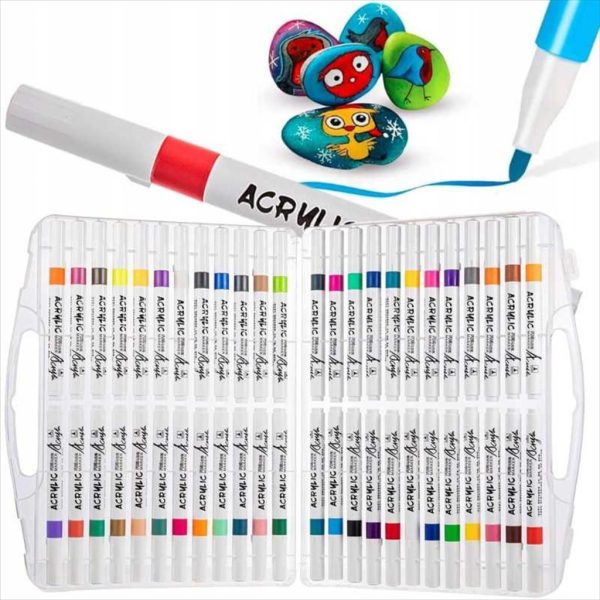 ACRYLIC MARKER SET EXTRALINK (48 colors)
