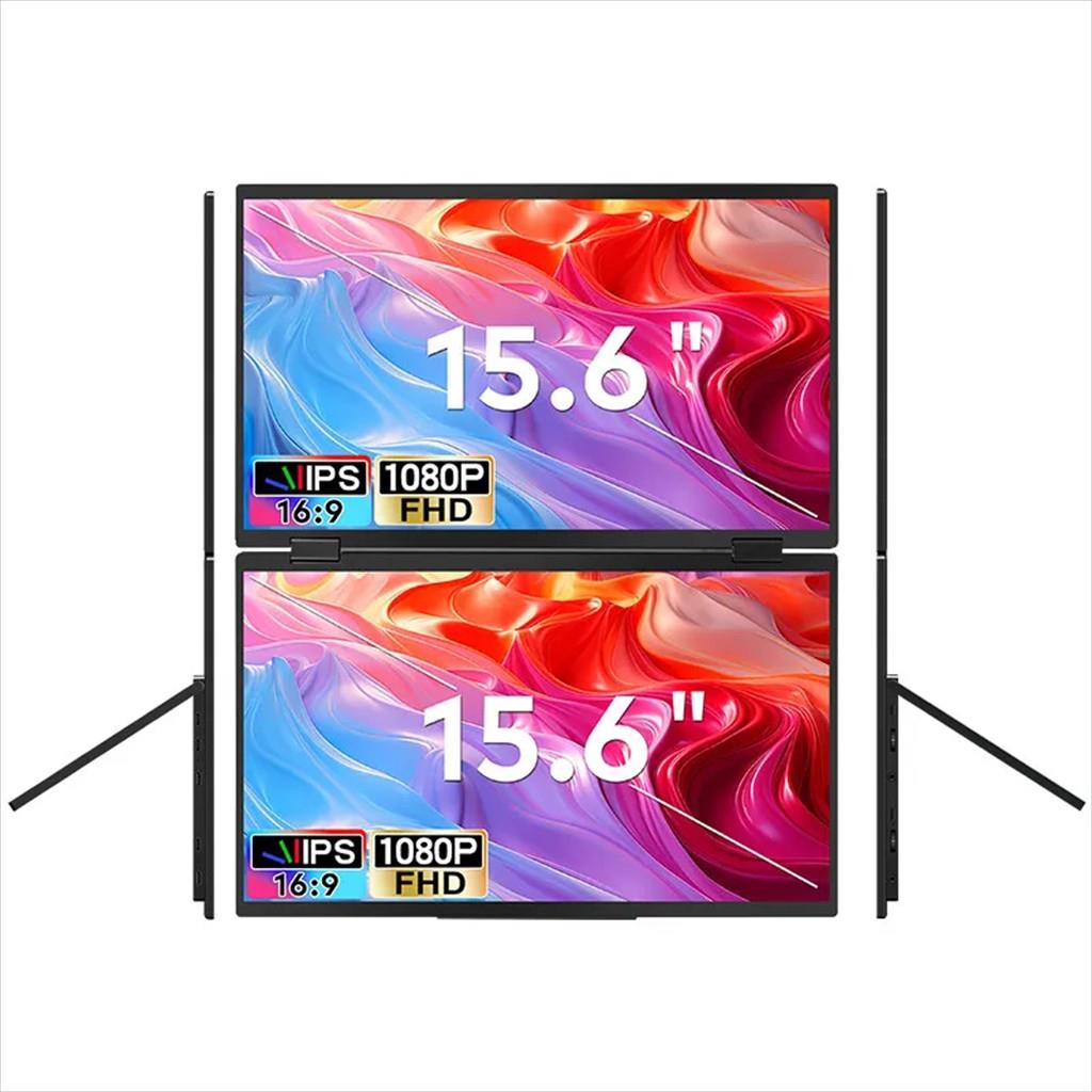 NB 2-SCREEN MONITOR FOR LAPTOP 15.6" EXTRALINK T01, IPS FULLHD,USB TYPE C&MINI HDMI - Image 3