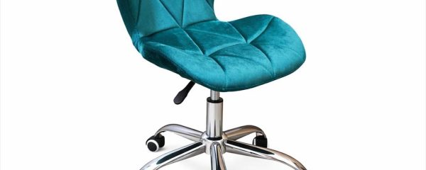 EXTRALINK CHAIR ARMCHAIR OFFICE VELVET TURQUOISE
