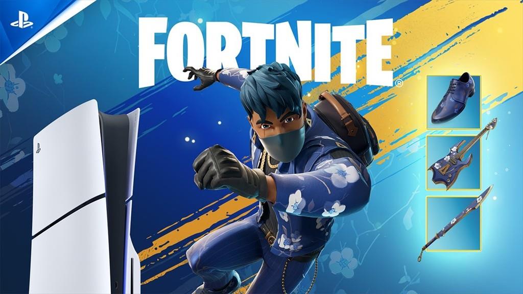 GAME SONY PLAYSTATION 5 Slim Blu-Ray Disk Edition 1TB + Fortnite Flowering Chaos - Image 3
