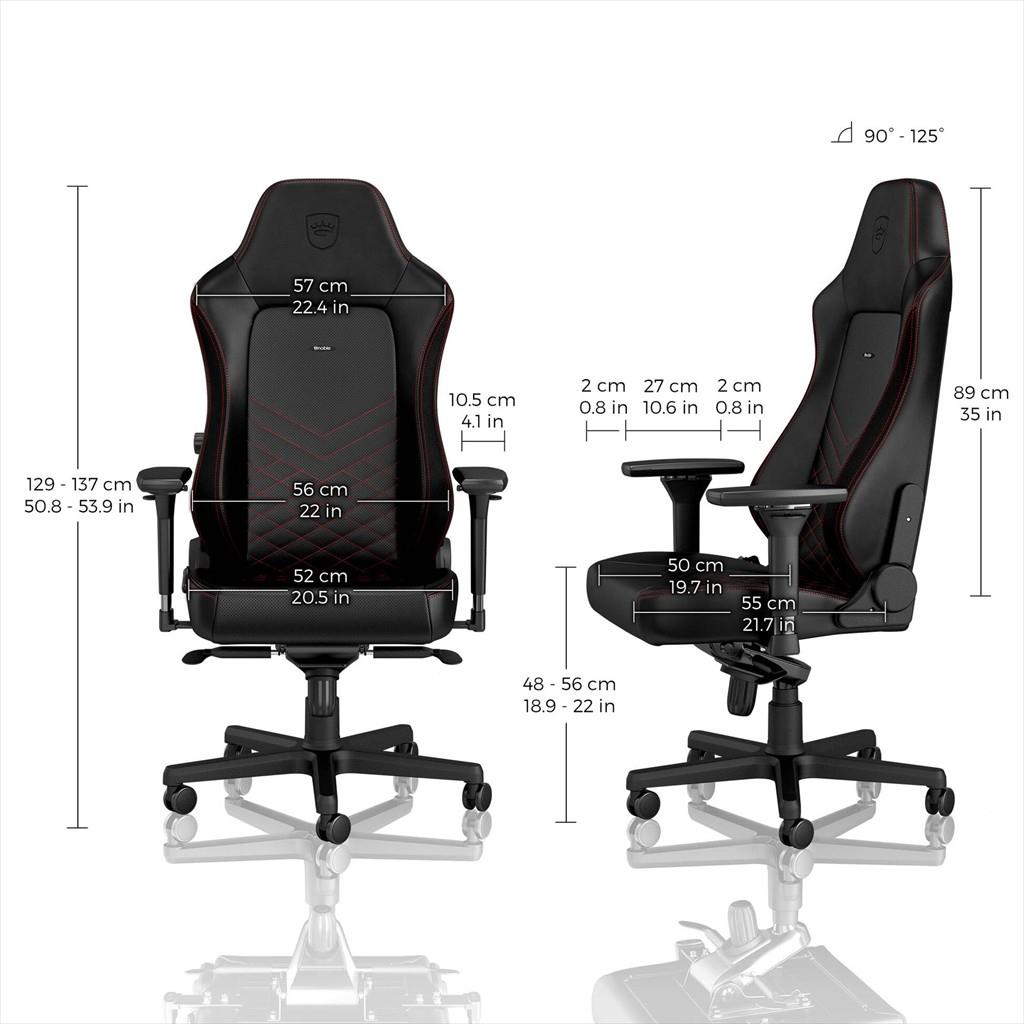 GAMING CHAIR NOBLECHAIRS HERO, BLACK/RED NBL-HRO-RL-BRD - Image 2