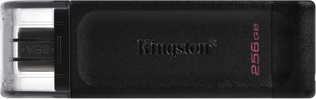 USB Flash Drive Type-C 256GB KINGSTON DATA TRAVELER 70 (USB 3.2 Gen 1 speeds), Black, DT70/256GB - Image 2
