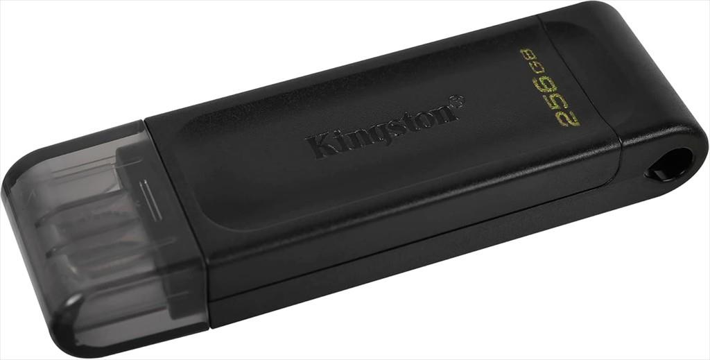 USB Flash Drive Type-C 256GB KINGSTON DATA TRAVELER 70 (USB 3.2 Gen 1 speeds), Black, DT70/256GB - Image 4