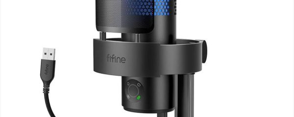 MICROPHONE FIFINE A9 RGB Polar Patterns, w/ARM, USB Type-C, 2.0m cable, Black, A9