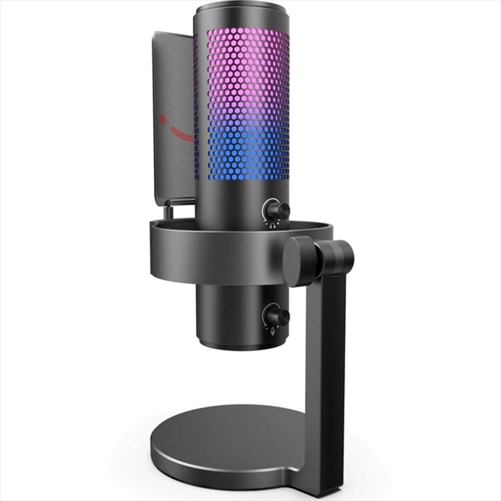 MICROPHONE FIFINE A9 RGB Polar Patterns, w/ARM, USB Type-C, 2.0m cable, Black, A9 - Image 3