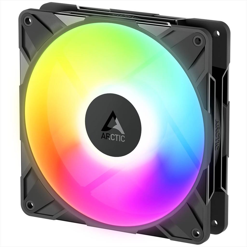 COOLERS CASE FAN 140mm ARCTIC P14 PRO REVERSE PWM ARGB, 400-2650 RPM, BLACK, ACFAN00323A