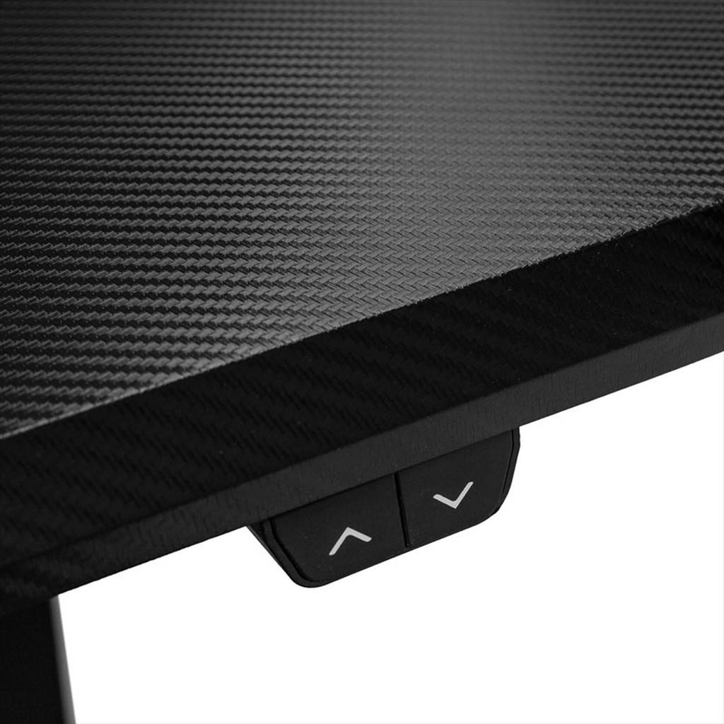 GAMING DESK NITRO CONCEPTS D16E, CARBON RED w/Electric Height Control, GABU-210 - Image 4