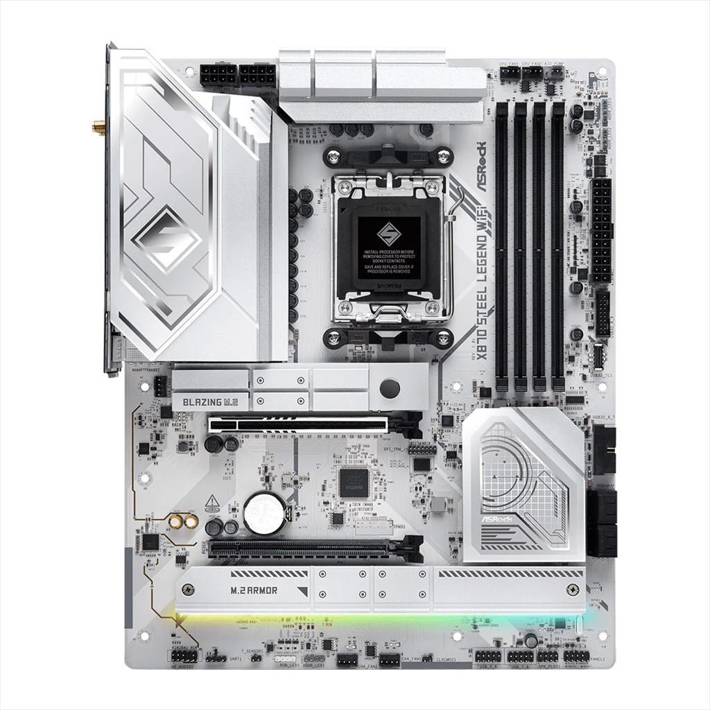 MB AM5 X870 STEEL LEGEND ASROCK 4xDDR5 8000(OC),1xPCIe5.0x16,1xPCIe4.0x16,1xM.2 Gen5,2xM.2 Gen4,4xSATAIII,HDMI,DP - Image 3