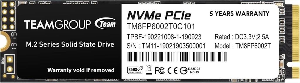 SSD M.2 2TB TEAM GROUP MP33 NVMe, TM8FP6002T0C101 - Image 4