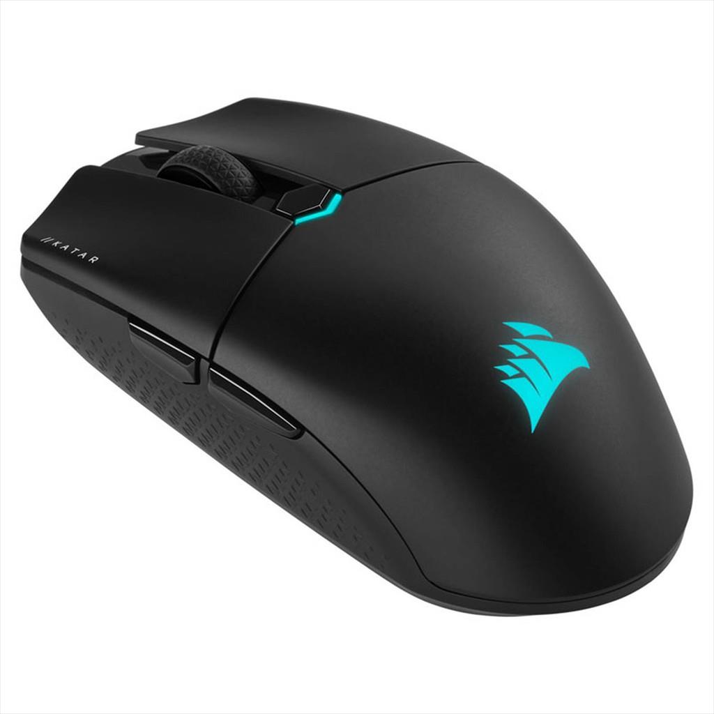 MOUSE WIRELESS CORSAIR KATAR ELITE RGB, Gaming Mouse, 69g, MARKSMAN 26000 DPI, 2.4Ghz/Bluetooth, Black, CH-931C111-EU