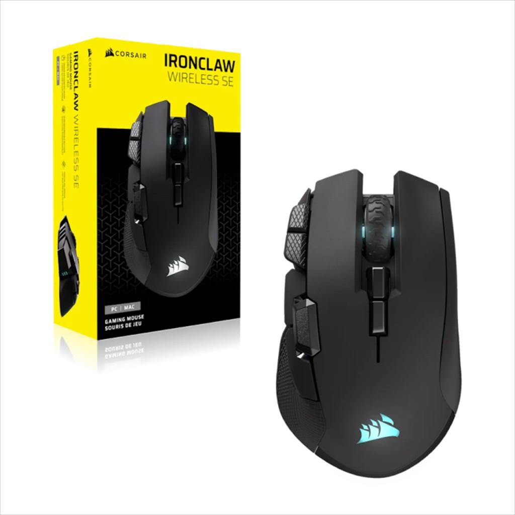 MOUSE WIRELESS CORSAIR IRONCLAW WIRELESS SE RGB, Gaming Mouse, 2.4Ghz/Bluetooth, 26000DPI, Black, CH-9317110-WW - Image 2