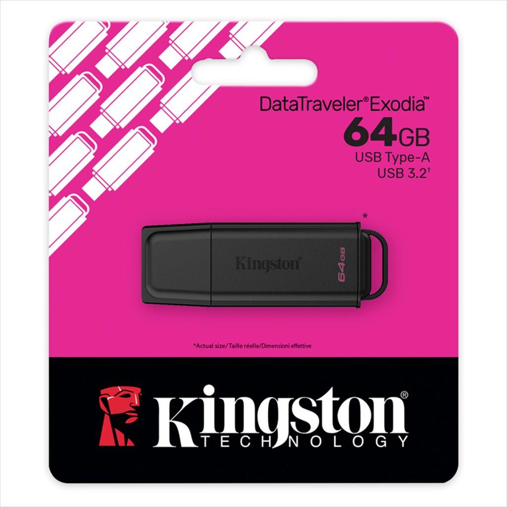 USB Flash Drive 3.2 Gen1 64GB KINGSTON DATA TRAVELER EXODIA G2, BLACK, DTXG2/64GB - Image 3