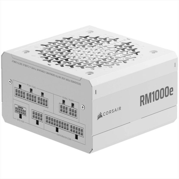 PSU 1000W CORSAIR RM1000E 80 PLUS GOLD ATX 3.1& PCIe5.1 FULL MODULAR, WHITE, CP-9020294-EU