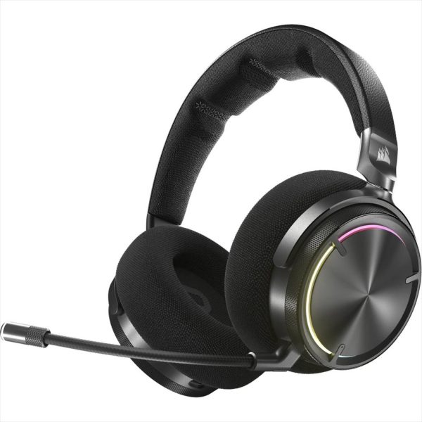 HEADPHONES CORSAIR Gaming-Headset Virtuoso Max Wireless RGB w/microphone, 2.4Ghz/Bluetooth/Type-C, Black, CA-9011372-WW
