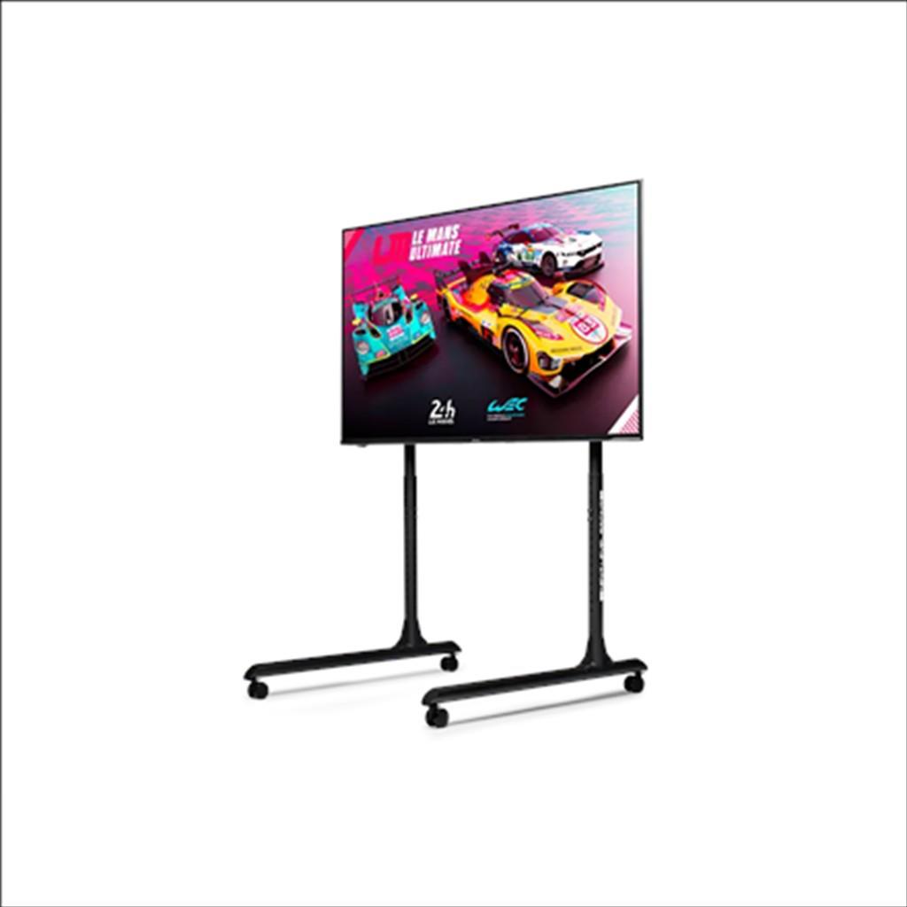 GAMING WHEEL MONITOR STAND ROUND TUBE FREESTANDING SINGLE NEXT LEVEL RACING, 21"-65", 24kg MAX, NLR-R010 - Image 3