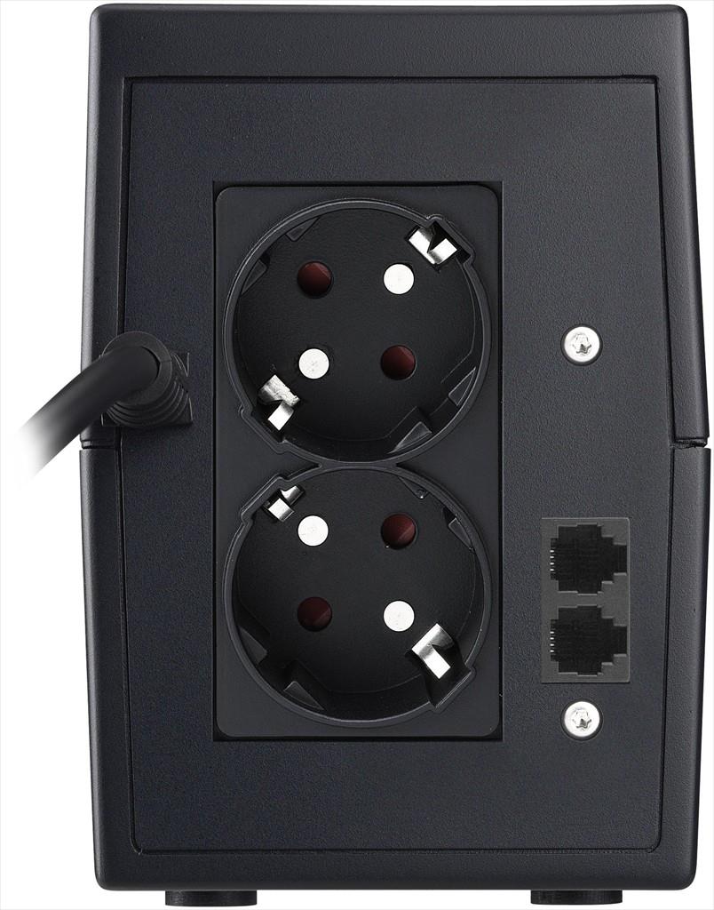 UPS 650VA / 360W POWERWALKER VI 650 SH, 2xSHUKO, USB, RJ11, 10120048 - Image 2
