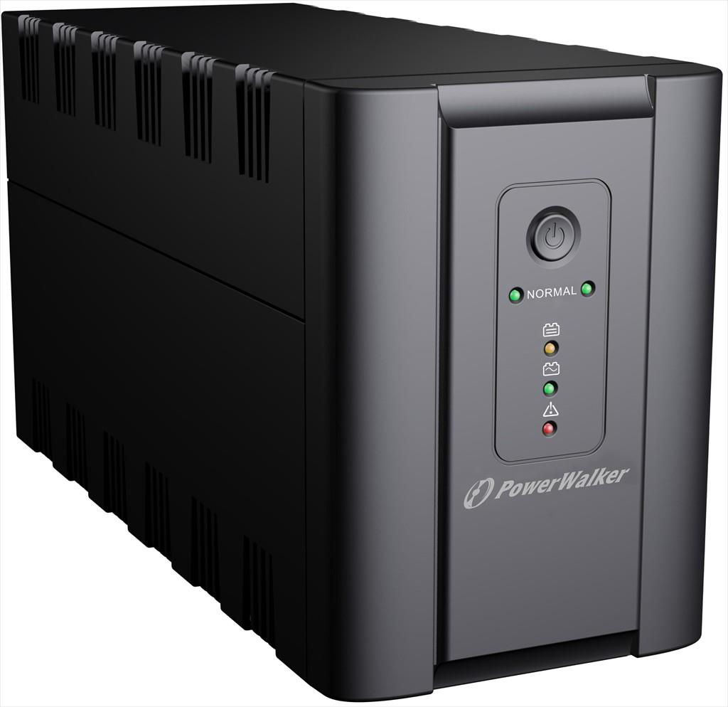 UPS 1200VA / 600W POWERWALKER VI 1200 SH, 2xSHUKO, 2x IEC C13, USB, RJ11, 10120050