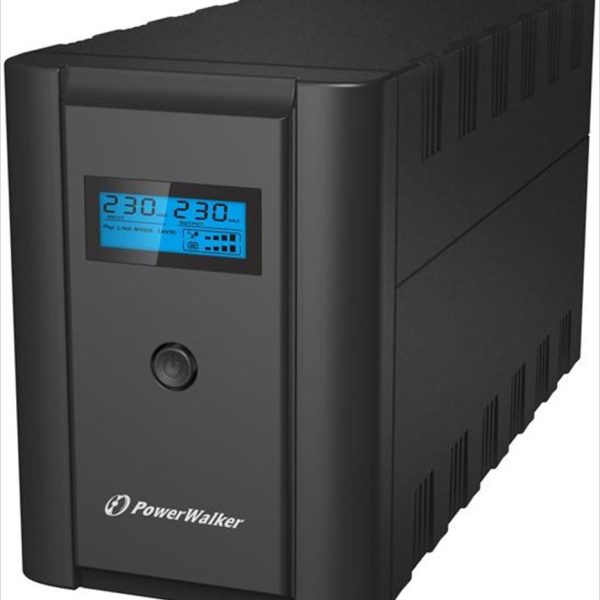 UPS 2200VA / 1200W POWERWALKER VI 2200 SHL, 2xSHUKO, 2x IEC C13, USB, RJ11, 10120098