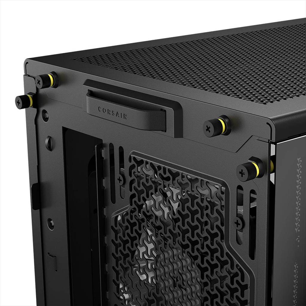 CASE CORSAIR FRAME 4000D WOOD RS, Black/Walnut, CC-9011340-WW - Image 5