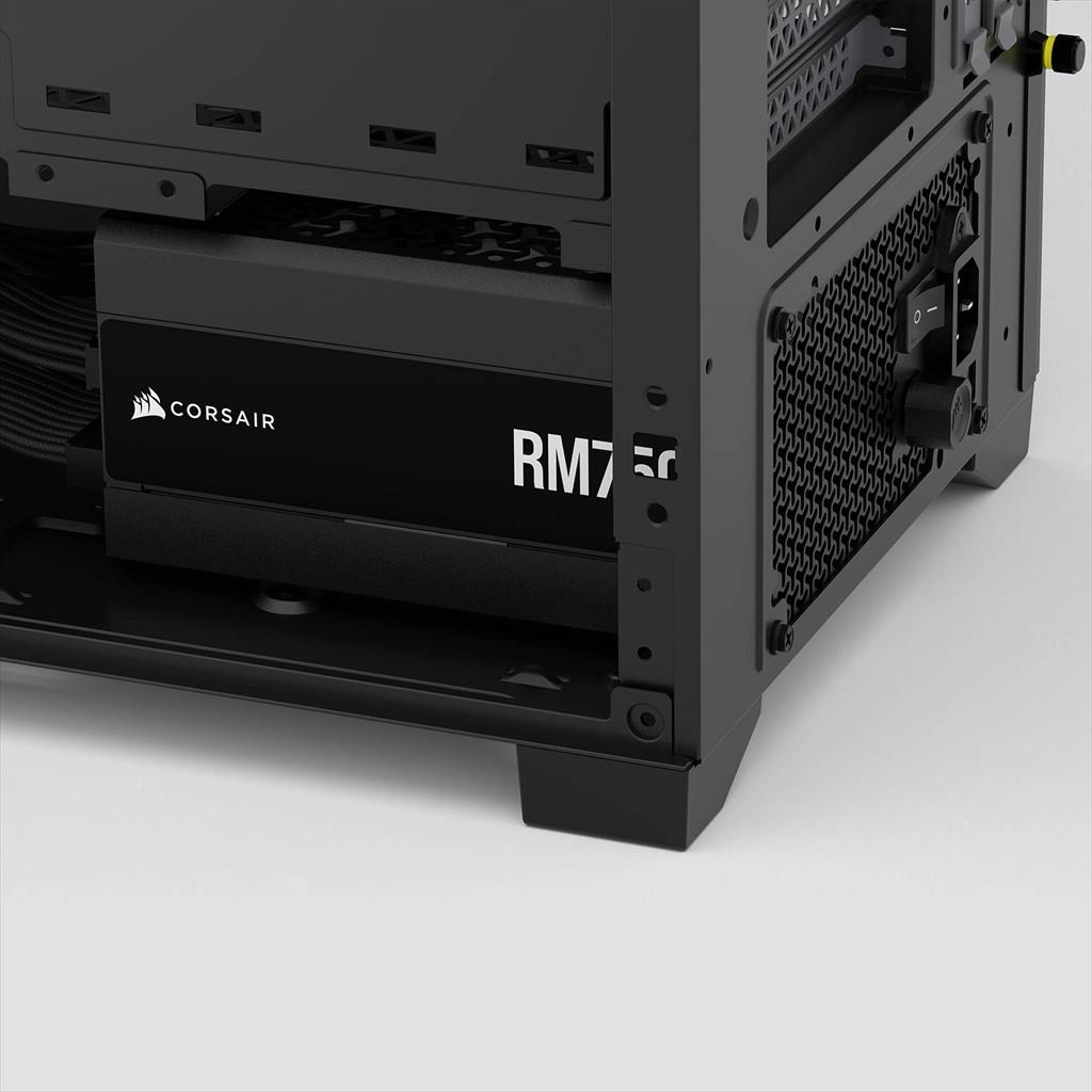 PSU 750W CORSAIR RM750x MODULAR 80 PLUS GOLD, ATX 3.1& PCIe5.1, BLACK, CP-9020285-EU - Image 2