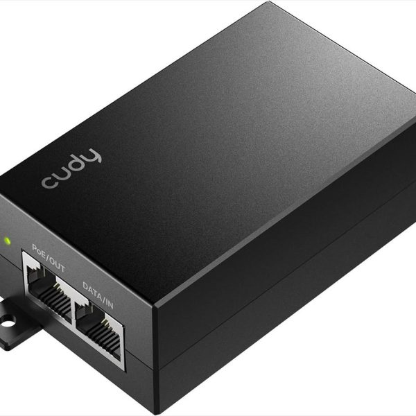 NET INJECTOR CUDY POE48, POE+/POE, 2x10/100/1000Mbps, 18W, POE48-18W
