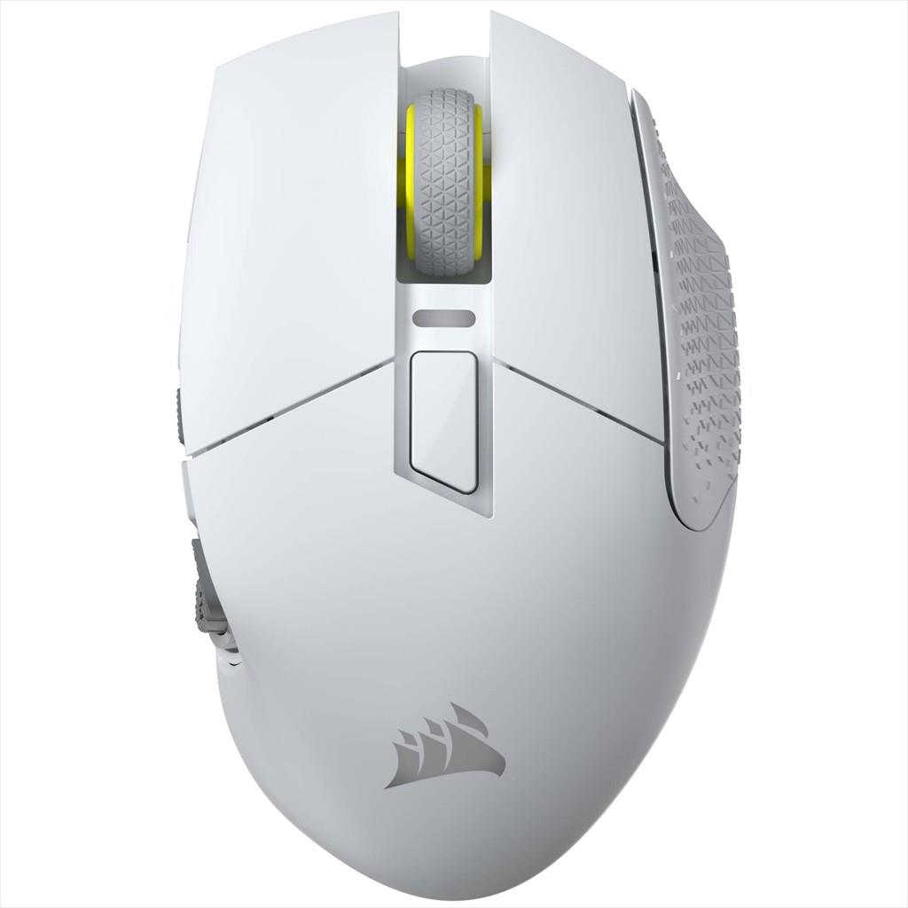 MOUSE WIRELESS CORSAIR Scimitar Elite SE RGB Gaming MOBA/MMO (16 buttons), 2.4Ghz & BT, White, CH-9314011-WW - Image 4