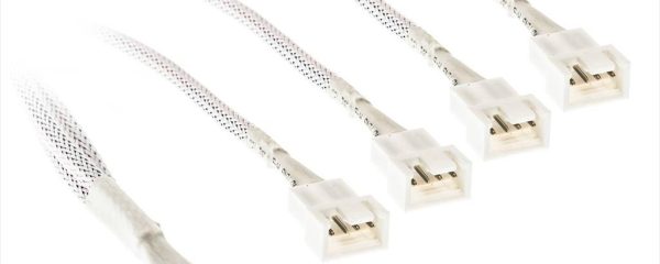 CONVERTOR FAN SPLITER PWM KOLINK 35cm, 4-pin PWM female to 4x male, White, ZUAD-1633