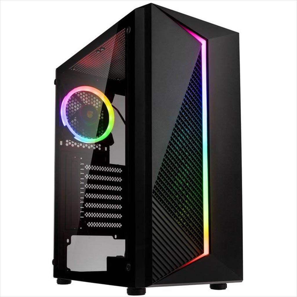CASE KOLINK ATX Inspire X3 Glass ARGB w/Tempered glass, 1x120mm A-RGB fan, Black, GEKL-072A
