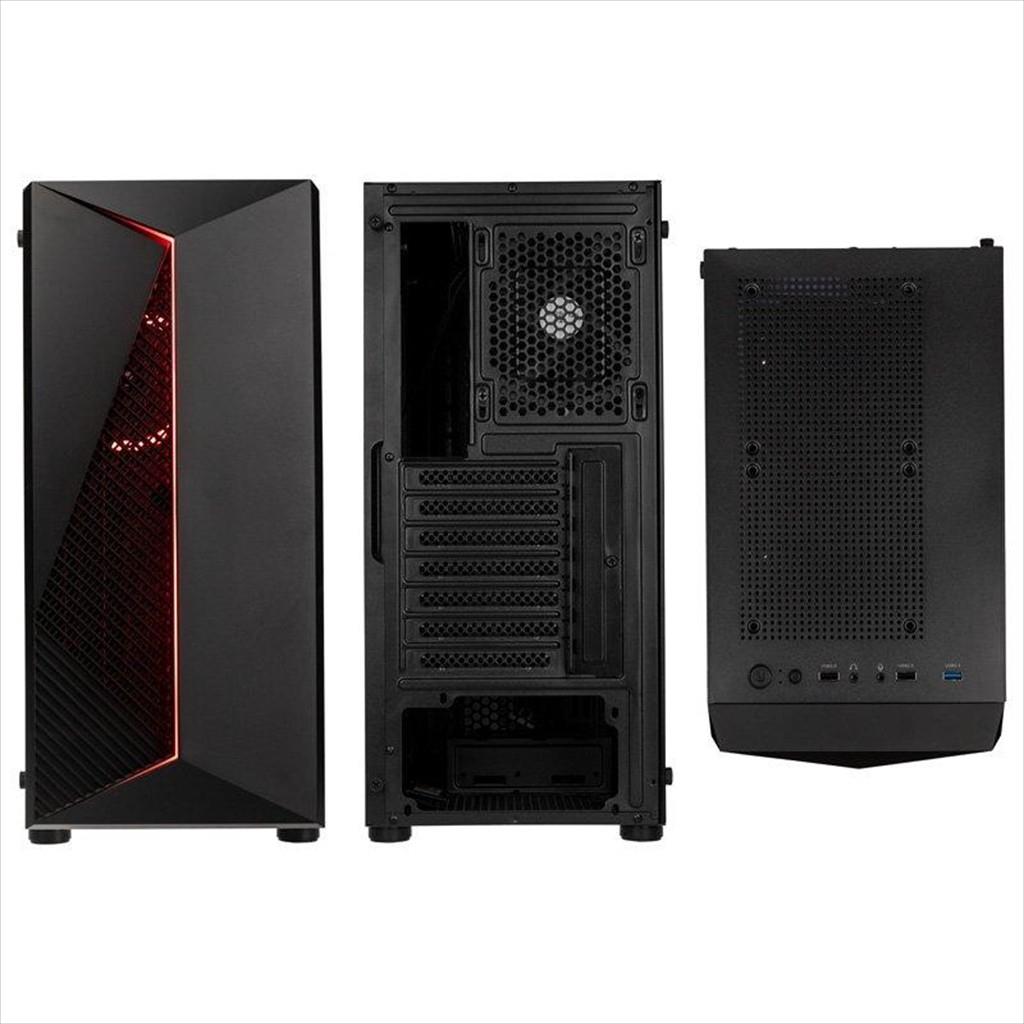 CASE KOLINK ATX Inspire X3 Glass ARGB w/Tempered glass, 1x120mm A-RGB fan, Black, GEKL-072A - Image 4