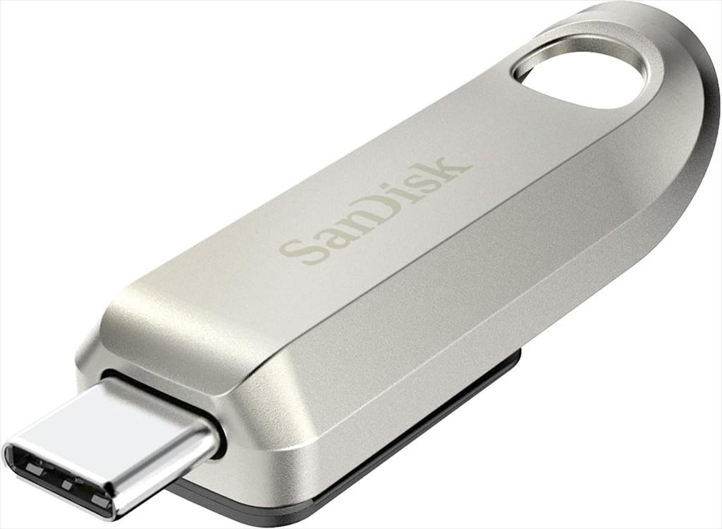 MEMORY USB 3.2/Gen.1 Type-C, 128GB SANDISK ULTRA LUXE, Silver, SDCZ75-128G-G46