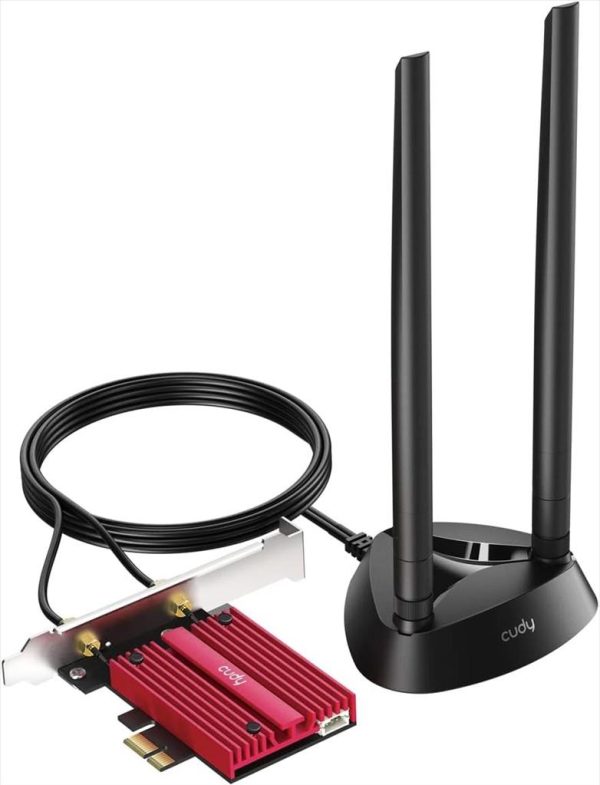 Net lan wireless pci-e cudy be9300 tri-band wifi 7, bt 5.4, we9300s