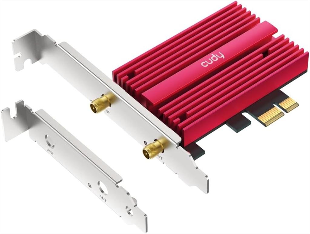 NET LAN WIRELESS PCI-E CUDY BE9300 Tri-Band WiFi 7, BT 5.4, WE9300S - Image 3