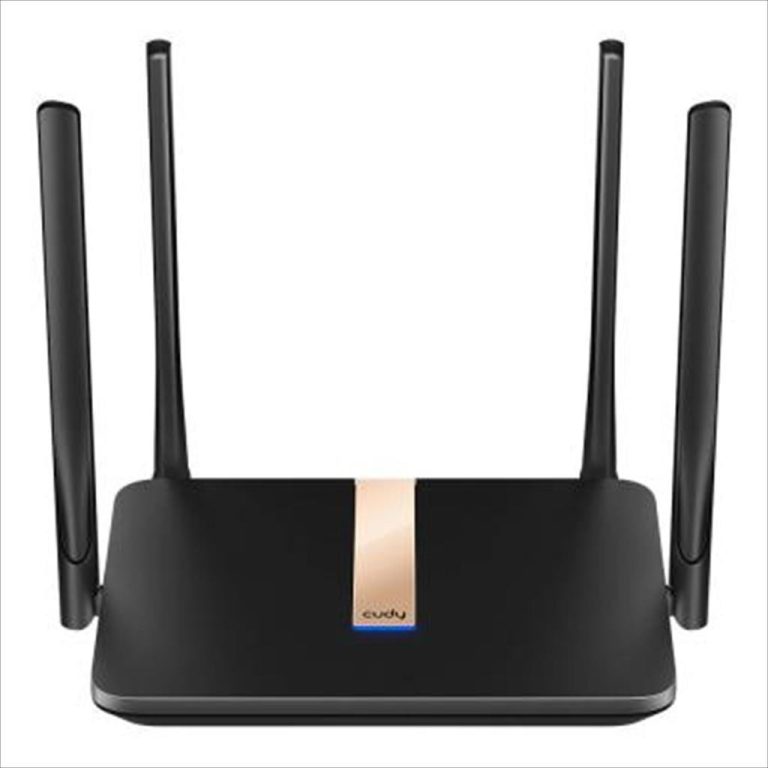 NET ROUTER WIRELESS DUAL BAND AC1200 4G LTE CUDY LT500D, w/4 antennas, 1x WAN/LAN port, 3x LAN ports, LT500D