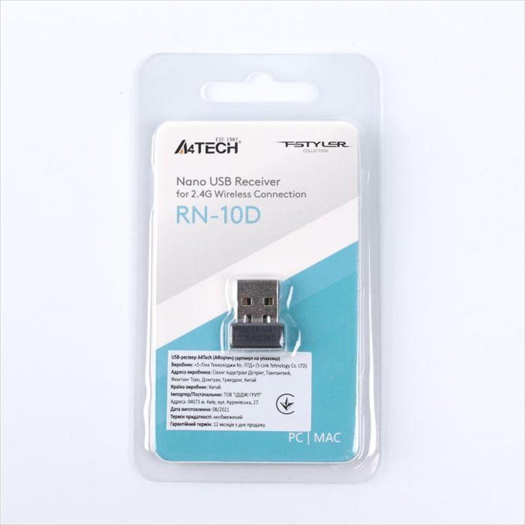 MOUSE RECEIVER USB A4TECH, for A4TECH/F-STYLER, Black, RN-10D - Image 3