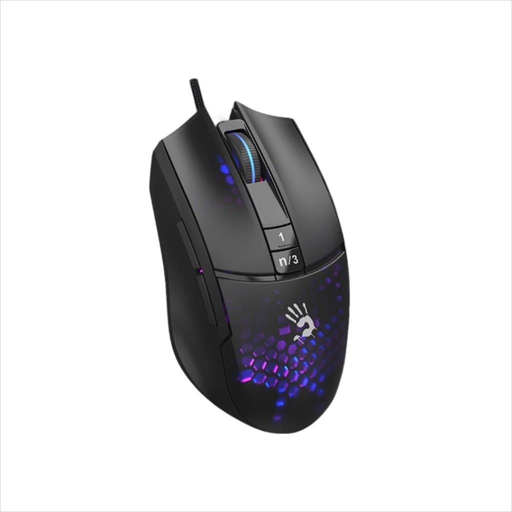 MOUSE WIRED A4TECH Bloody Gaming, L65 Max Honeycomb , RGB, USB, 12000CPI, Black - Image 4