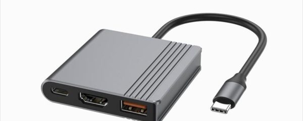 DOCKING STATION TYPE-C 3 in1, HDMI / USB 2.0 / USB 3.1 / Type-C PD max 90W/ CABLEXPERT/ Space gray/ A-CM-COMBO3-05