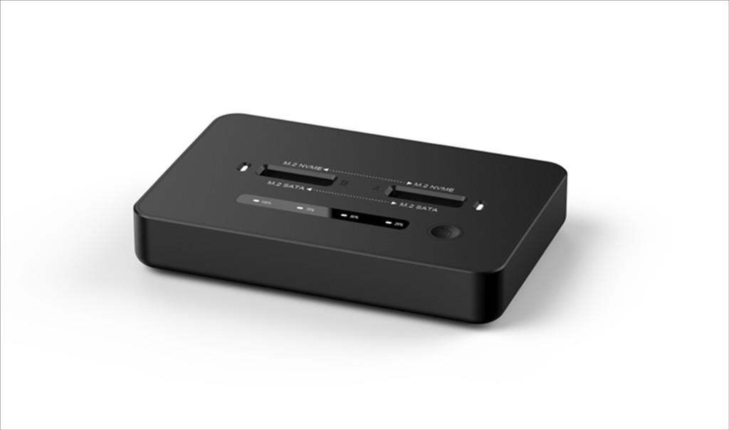 SSD M.2 NVMe and SATA DOCKING STATION GEMBIRD, USB Type-C 3.2 Gen 2x2, Black, DD2-U3M2 - Image 4