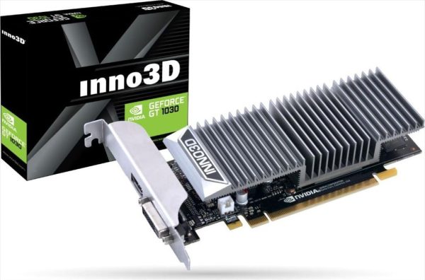 Vga inno3d gt1030 2gb ddr5, lp passive, dvi-d, hdmi, n1030-1sdv-e5bl