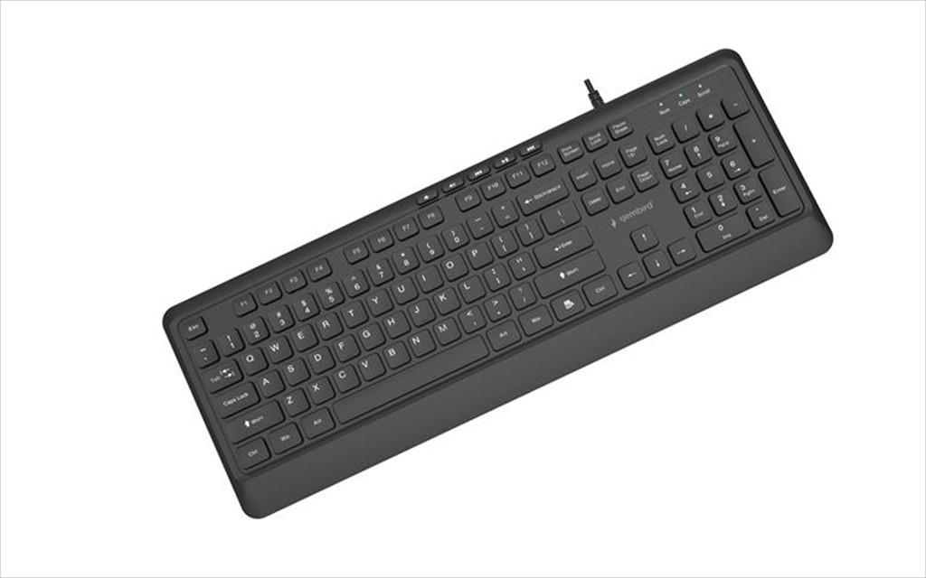 KEYBOARD WIRED USB GEMBIRD SLIM KEYS, Black, KB-MCH-05 - Image 4