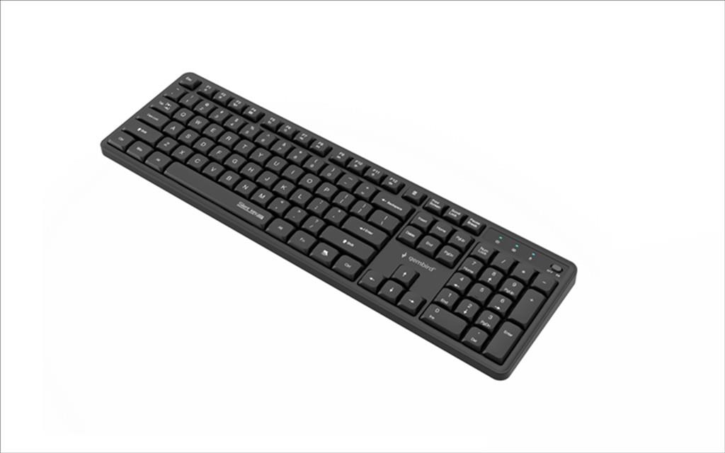 COMBO KEYBOARD AND MOUSE WIRELESS GEMBIRD SILENT KEY PRO, Black, KBS-WMS-01 - Image 3