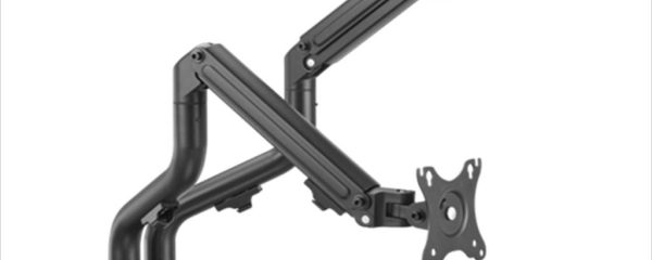 MONITOR STAND GEMBIRD, 2 MONITOR, 17"-32", VESA 100/75mm, Vertical, Tilt, 2x8kg, MA-DA2-02