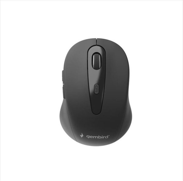 Mouse wireless gembird only bluetooth, 6 buttons, black, muswb-6b-01